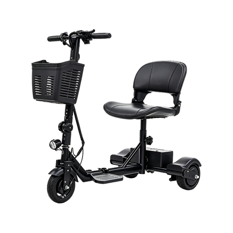 RS-EL18004 Scooter plegable de tres ruedas con batería de iones de litio
