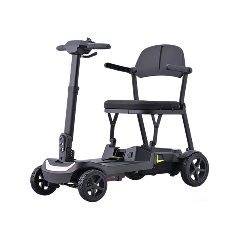 RS-EL9029 Scooter de movilidad plegable automático de cuatro ruedas de aleación de aluminio